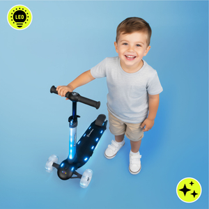 Patinete eléctrico HyperMotion BECKY - Iluminación LED RGB, negro