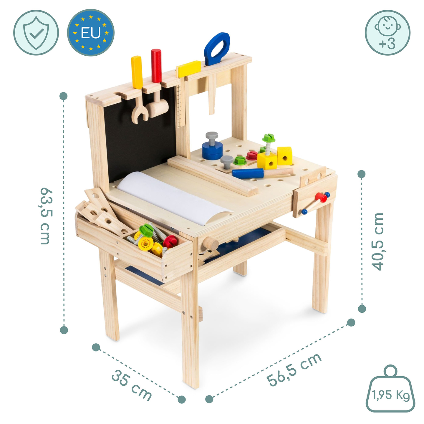 Kit de bricolaje de madera XXL - 75 elementos