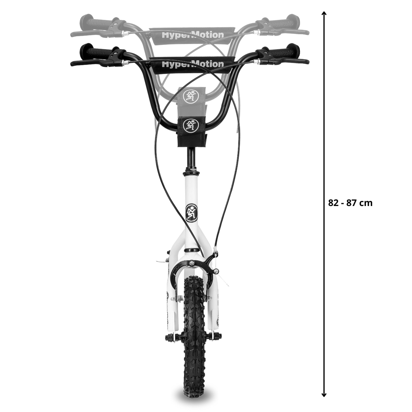 Patinete HyperMotion VIVA 12 (ruedas infladas 30cm) - Blanco