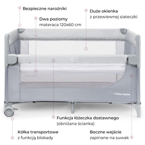 Capazo Closely 3 en 1 con cambiador, colchón y bolsa de transporte
