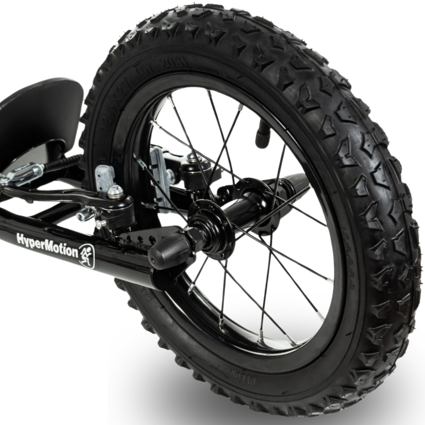Patinete HyperMotion VIVA 12 (ruedas inflables de 30 cm) - Negro