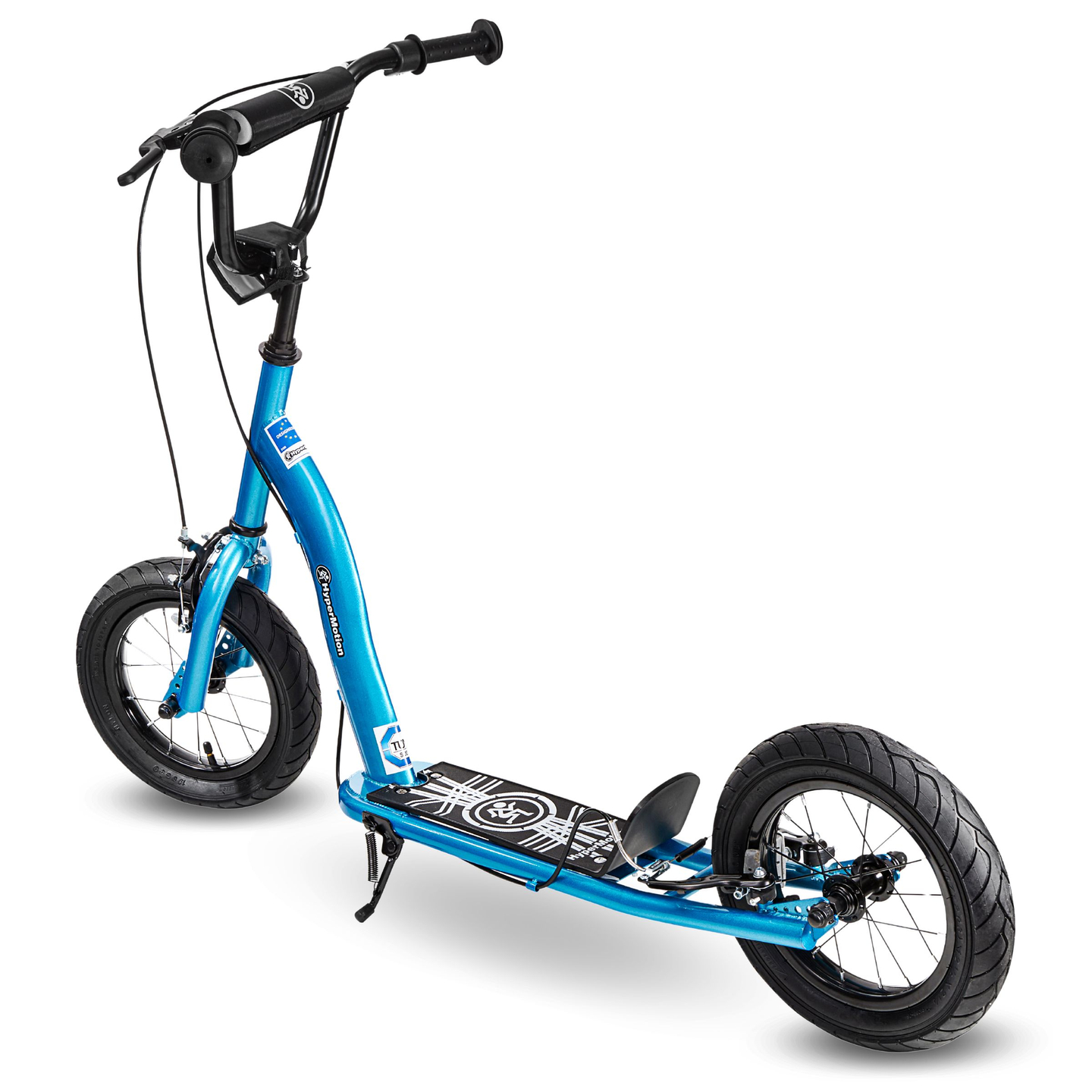 Patinete HyperMotion RUBY 12 (ruedas hinchables de 30 cm) - Azul
