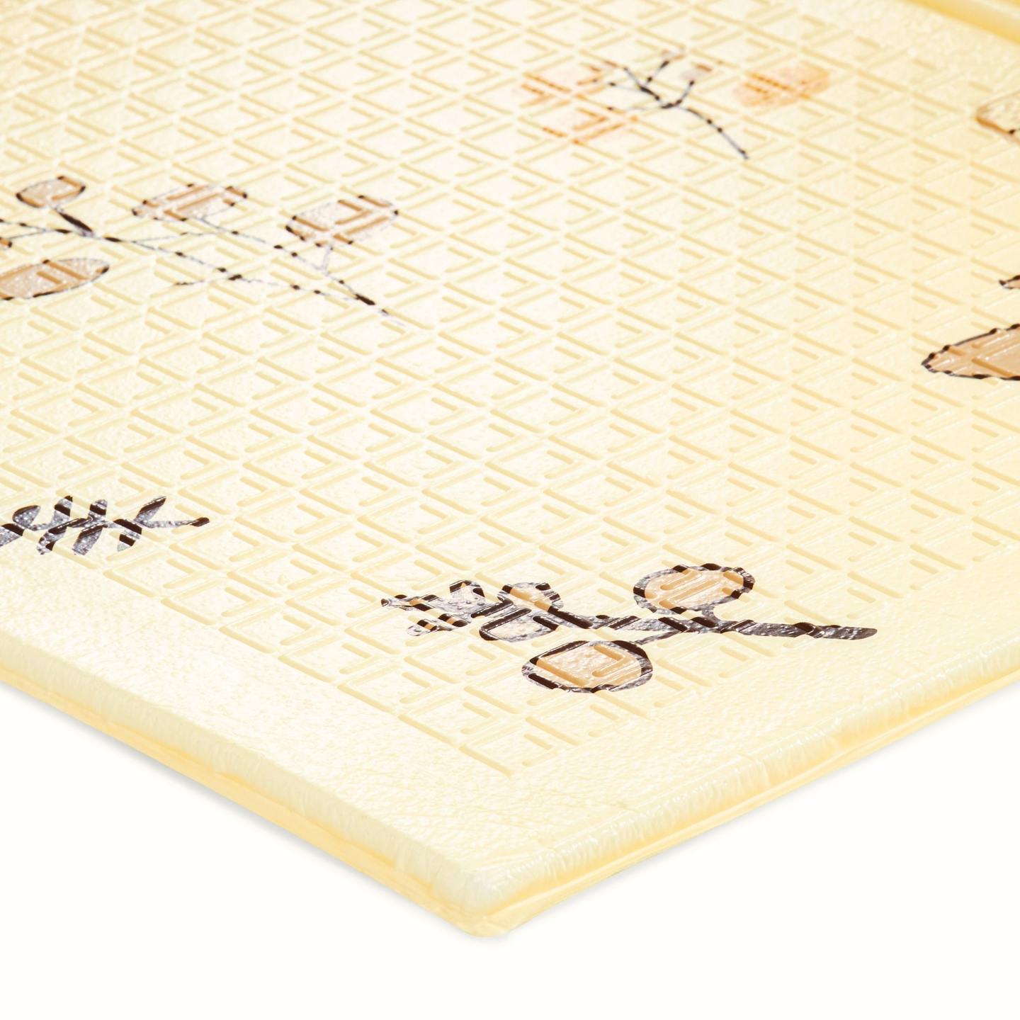 Alfombra de espuma plegable de doble cara 180 x 120 x 1 cm - Bosque Mágico/Calles de Otoño - boho