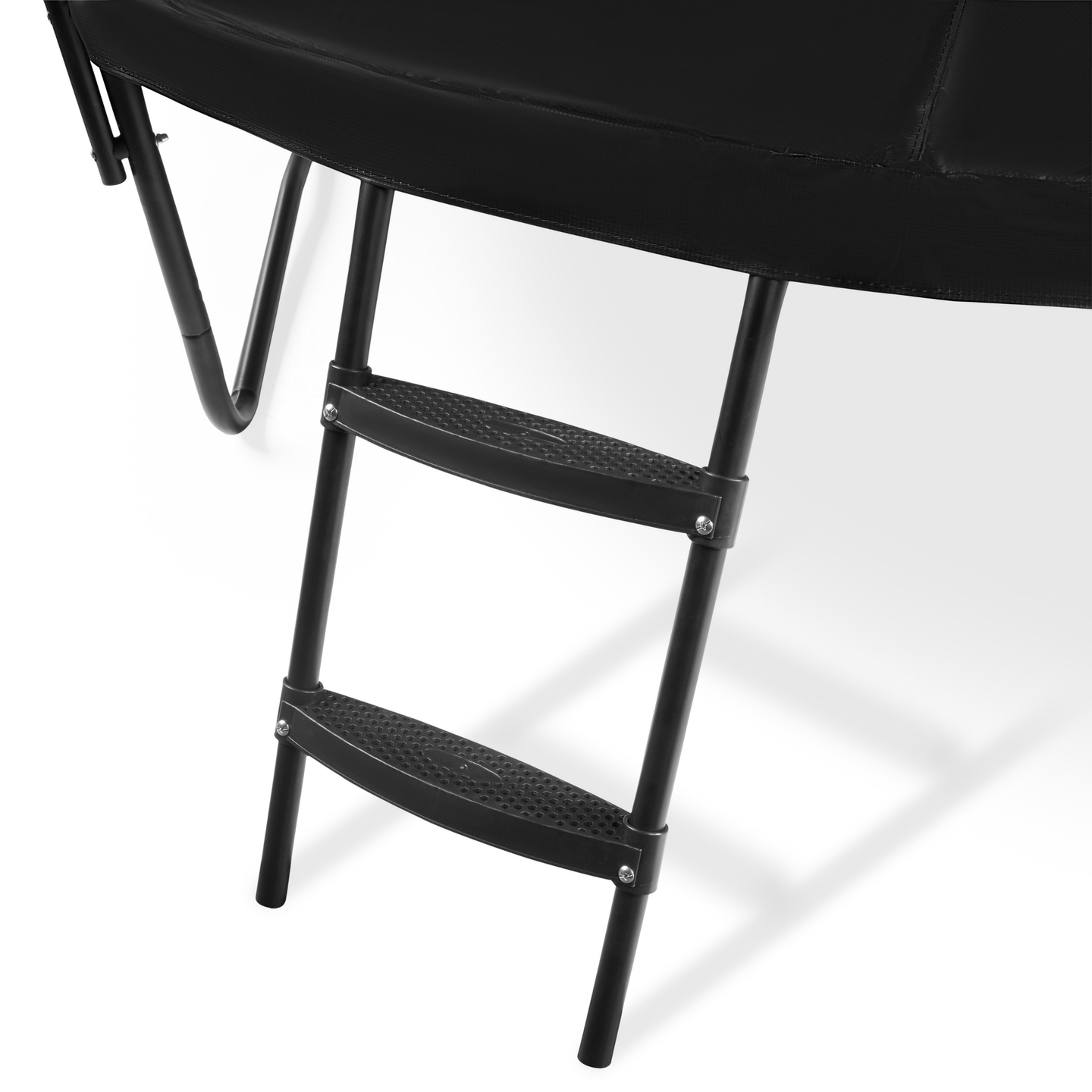 Trampolín de jardín para niños HyperMotion - 244 cm 8FT - con escalera y red interna - para casa y jardín