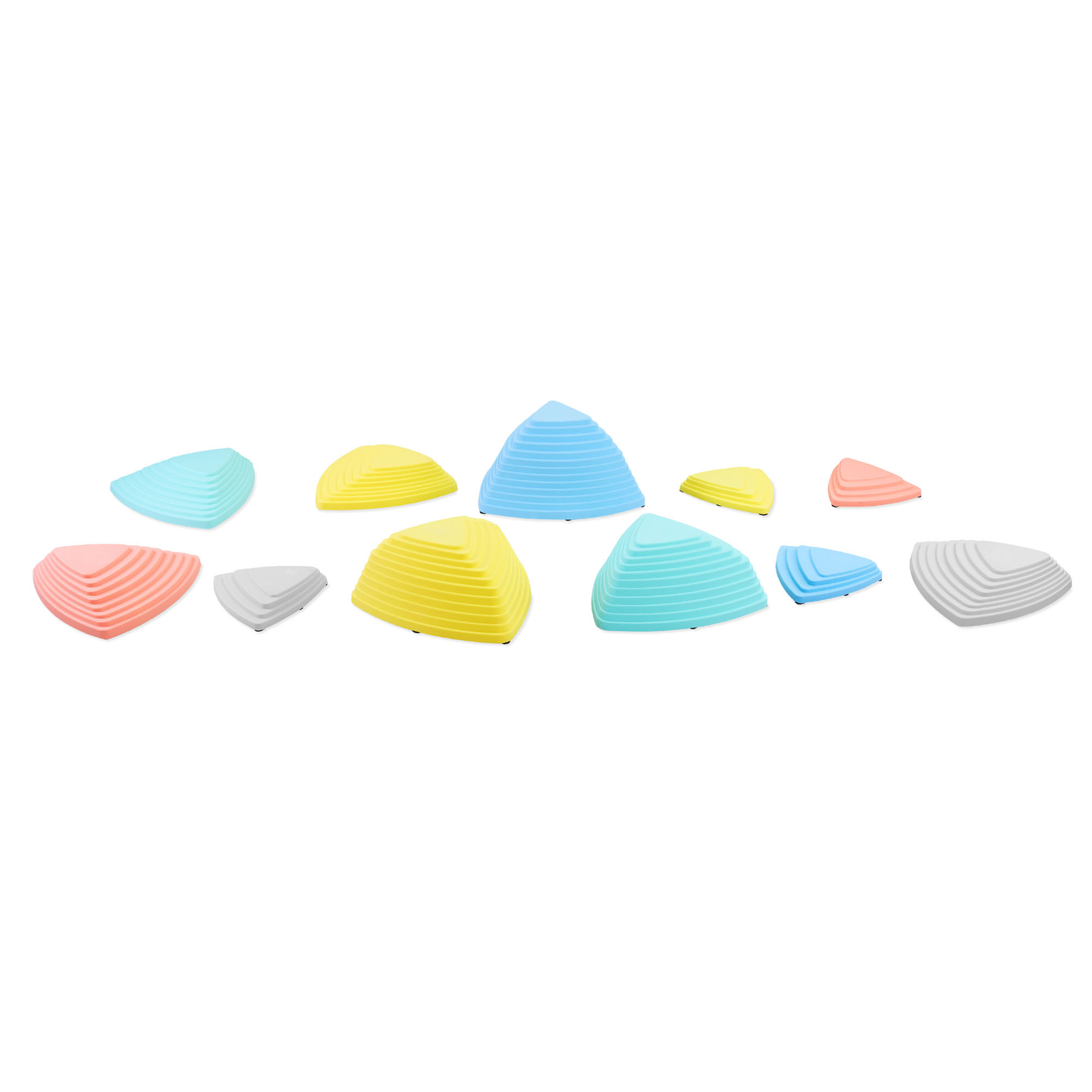Piedras equilibradoras de colores - 11 piezas