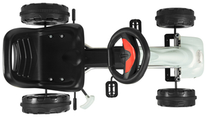 Kart de pedales CHESTER - correpasillos para niños de 3 a 6 años - gris