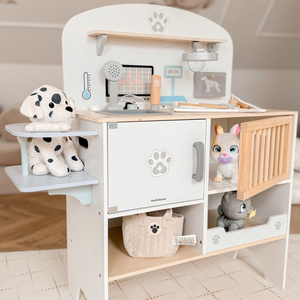 Hospital de animales - set de madera