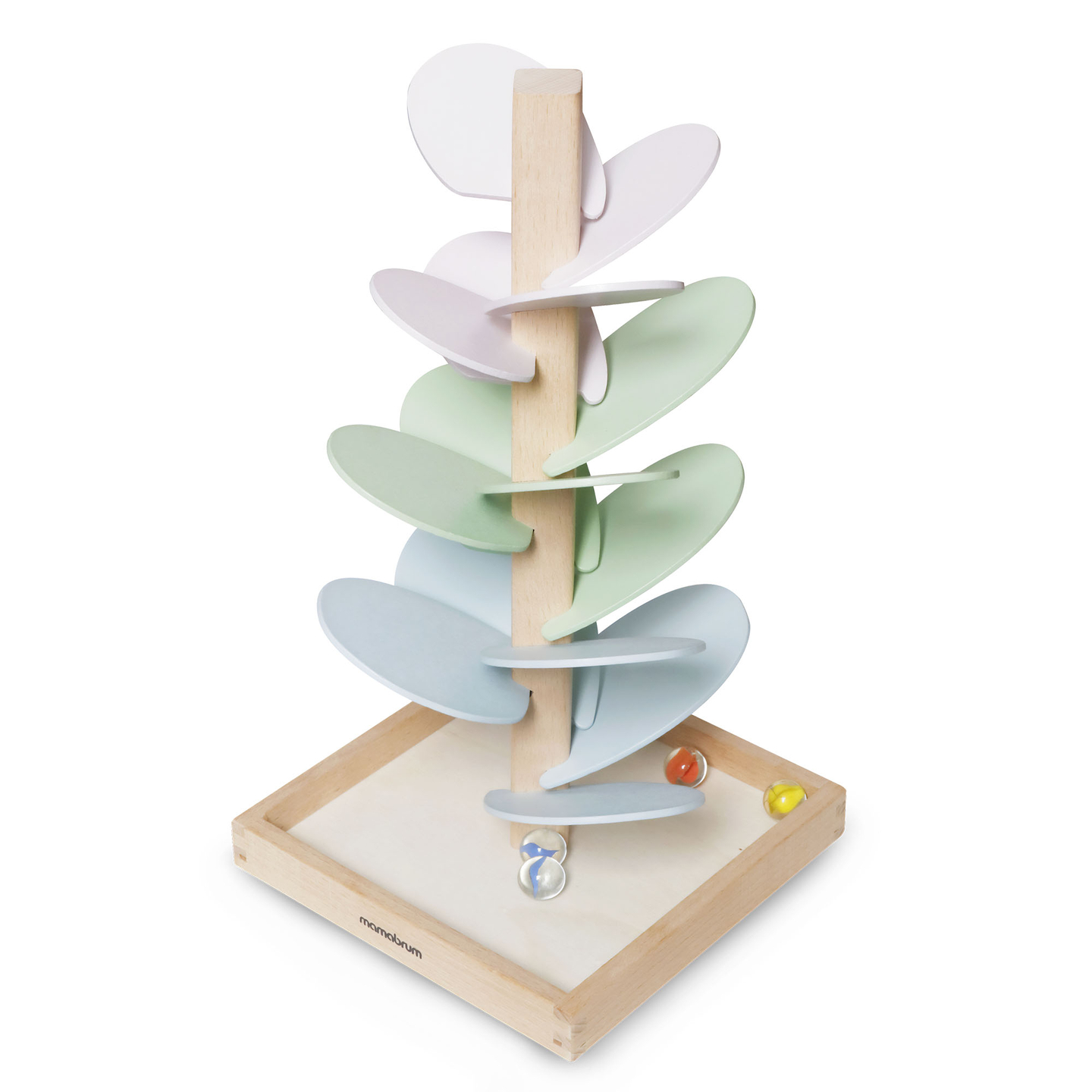 Culódromo de madera - árbol sonoro con bolas