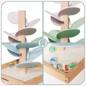 Culódromo de madera - árbol sonoro con bolas