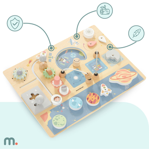Tablero manipulativo de madera - Cosmos