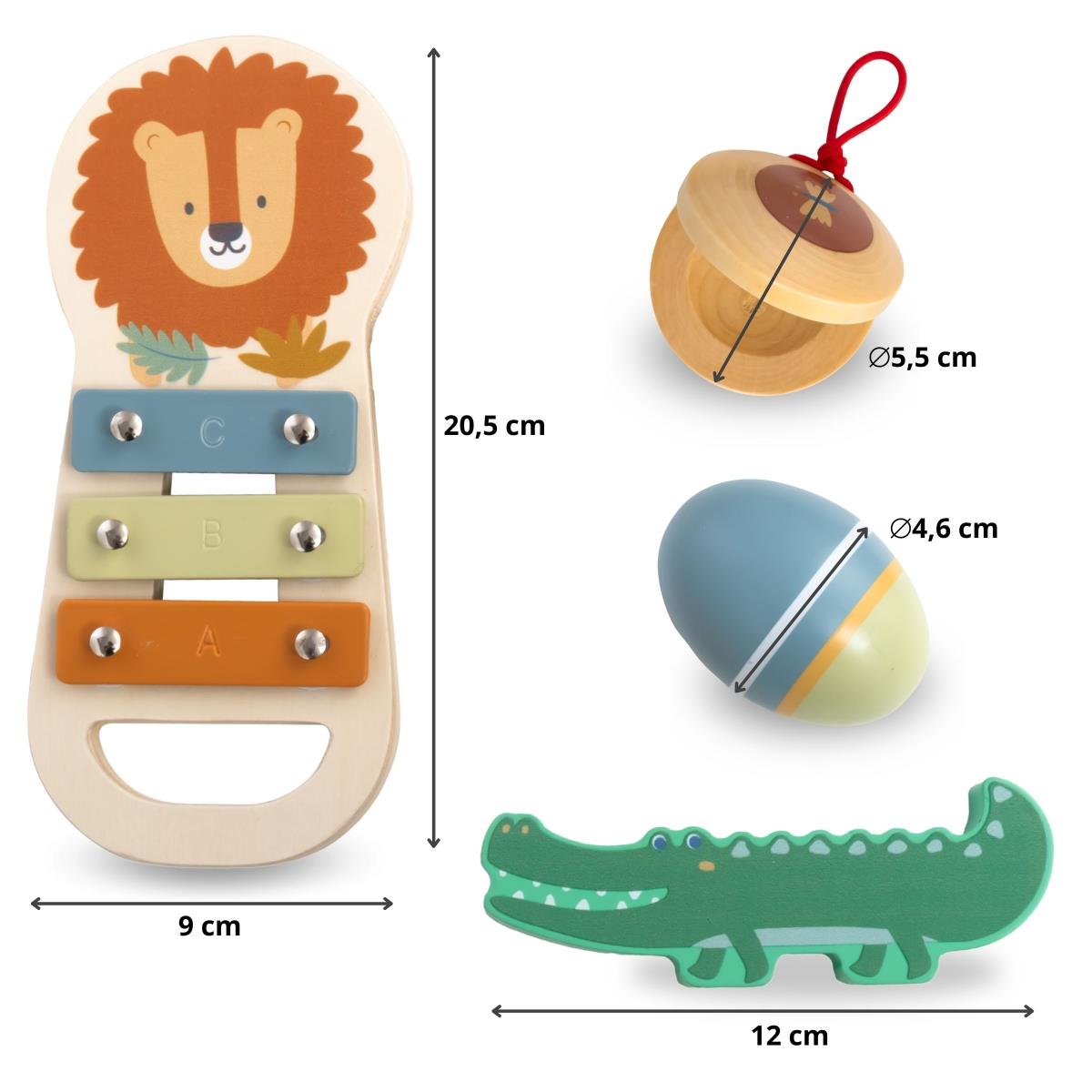 Conjunto de instrumentos musicales África
