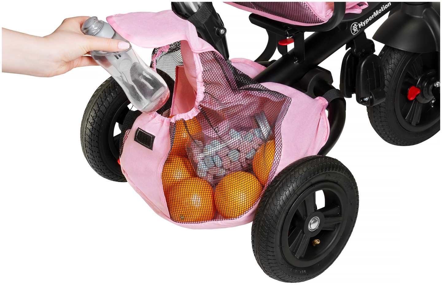 Tobi Velar triciclo + funda impermeable - rosa