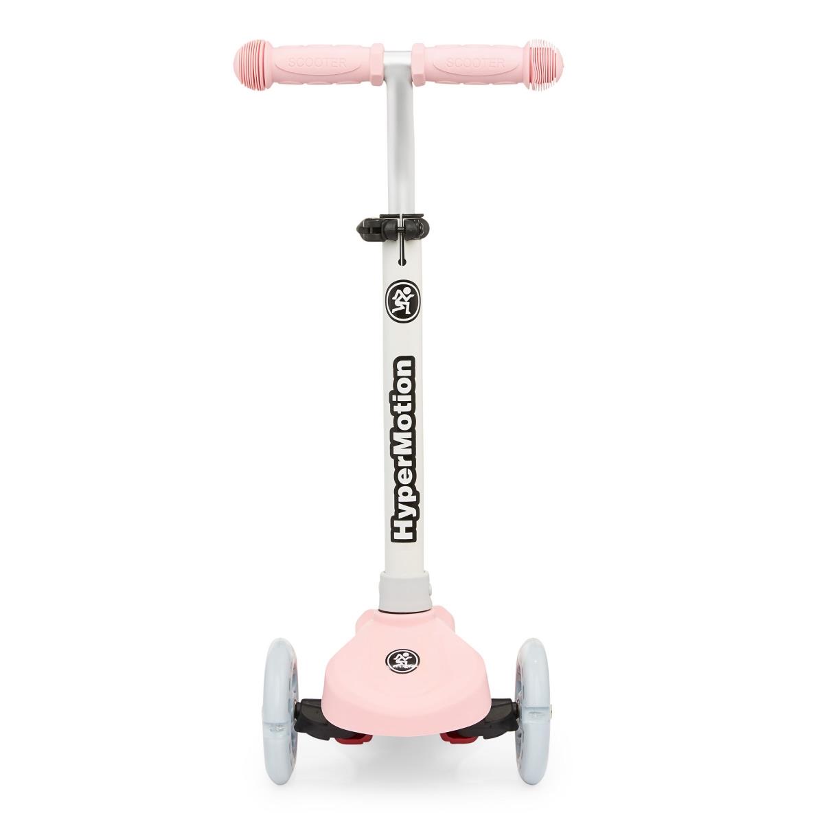 TRINGO scooter de tres ruedas, 3-8 años - rosa + ruedas LED brillantes