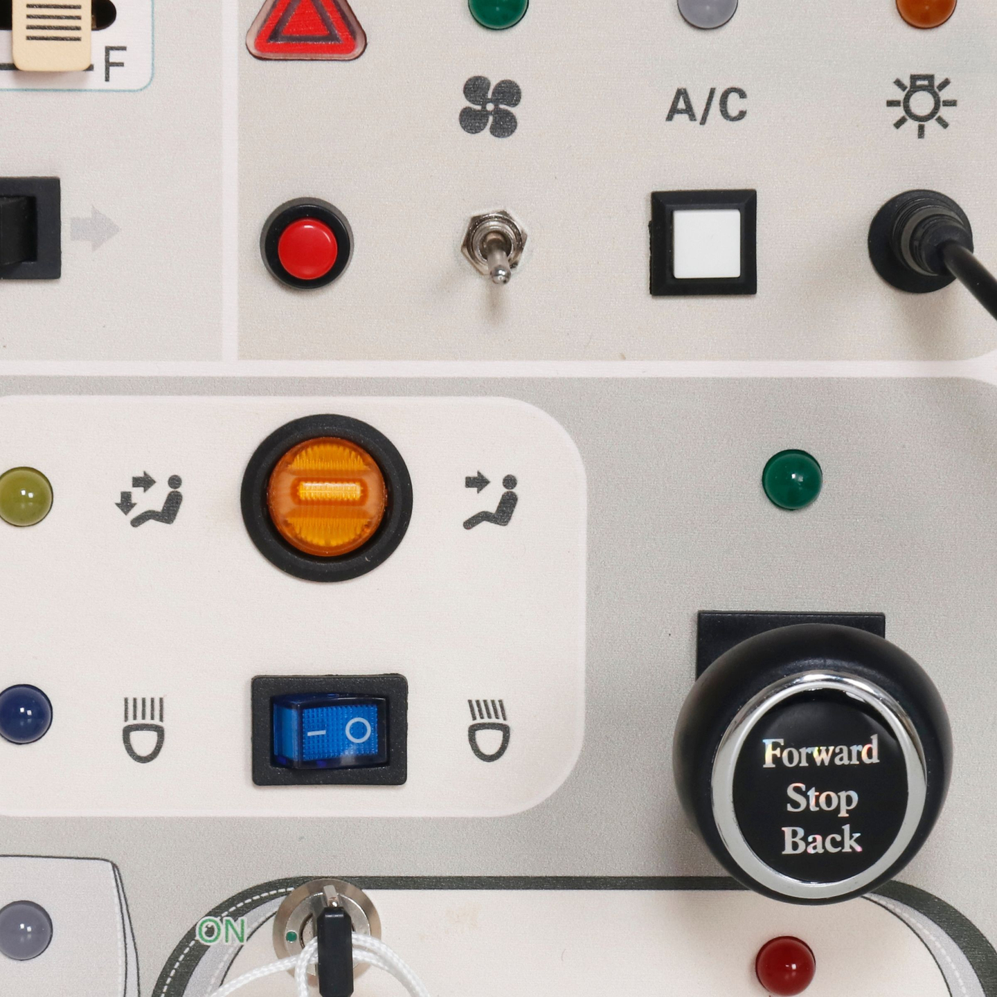 Tablero de juego de madera Montessori para niños pequeños - salpicadero de coche