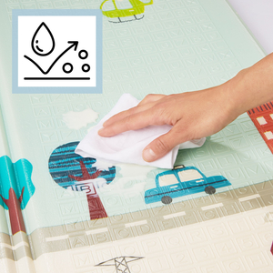 Estera de espuma XXL de doble cara - plegable 1 CM (montaña y carretera)