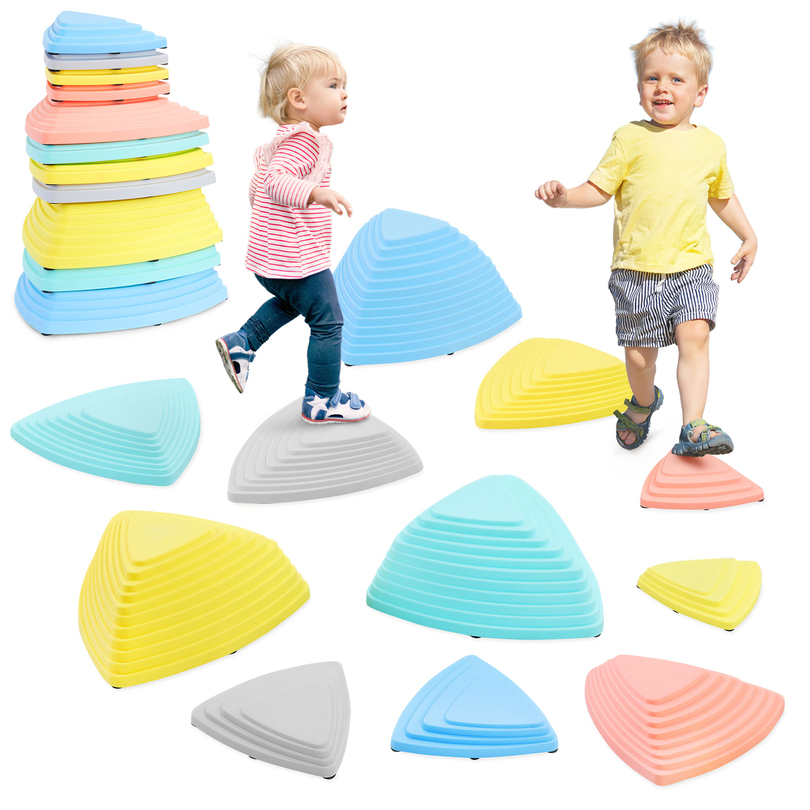 Piedras equilibradoras de colores - 11 piezas