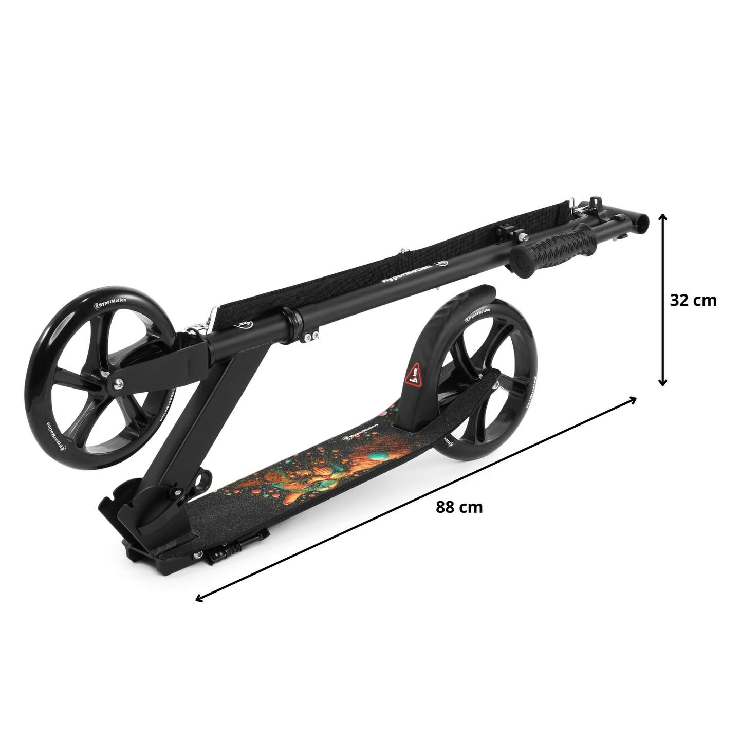 Scooter urbano de dos ruedas VIBE Black HyperMotion - 100 kg