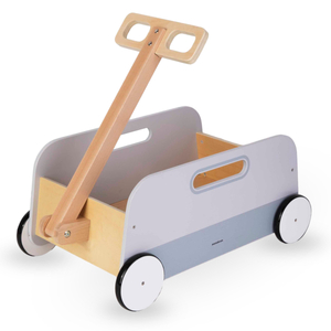 Carro de juguete de madera - remolque para tirar
