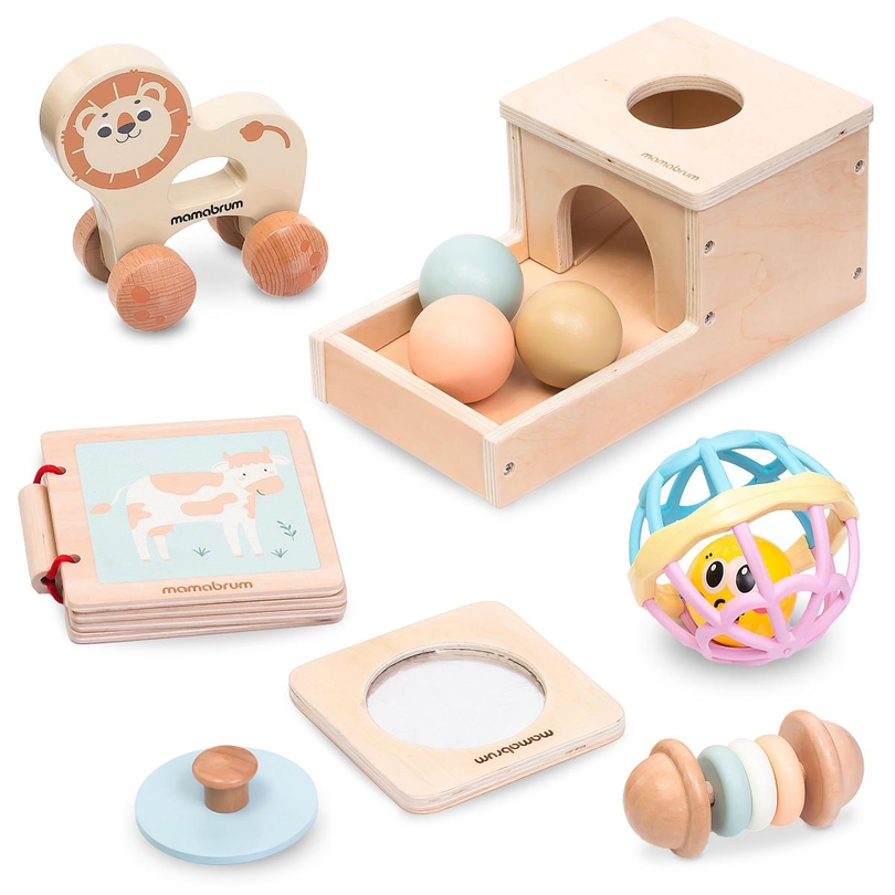 Set de juguetes Montessori para bebé de 7 a 12 meses