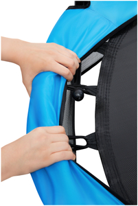 Trampolín de 140 cm con red protectora - para niños de 3 a 6 años - para casa y jardín