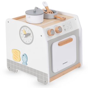 Cocina de madera - cubo educativo