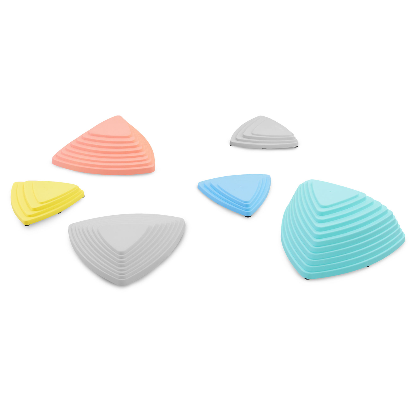 Piedras de equilibrio de colores - 6 piezas