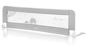 Barandilla protectora para cama - Barandilla para cama - gris