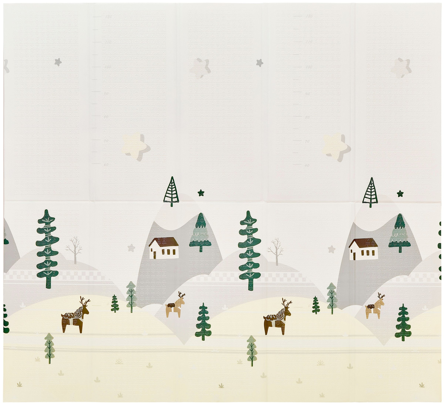 Estera de espuma XXL de doble cara - plegable 1 CM (montaña y carretera)