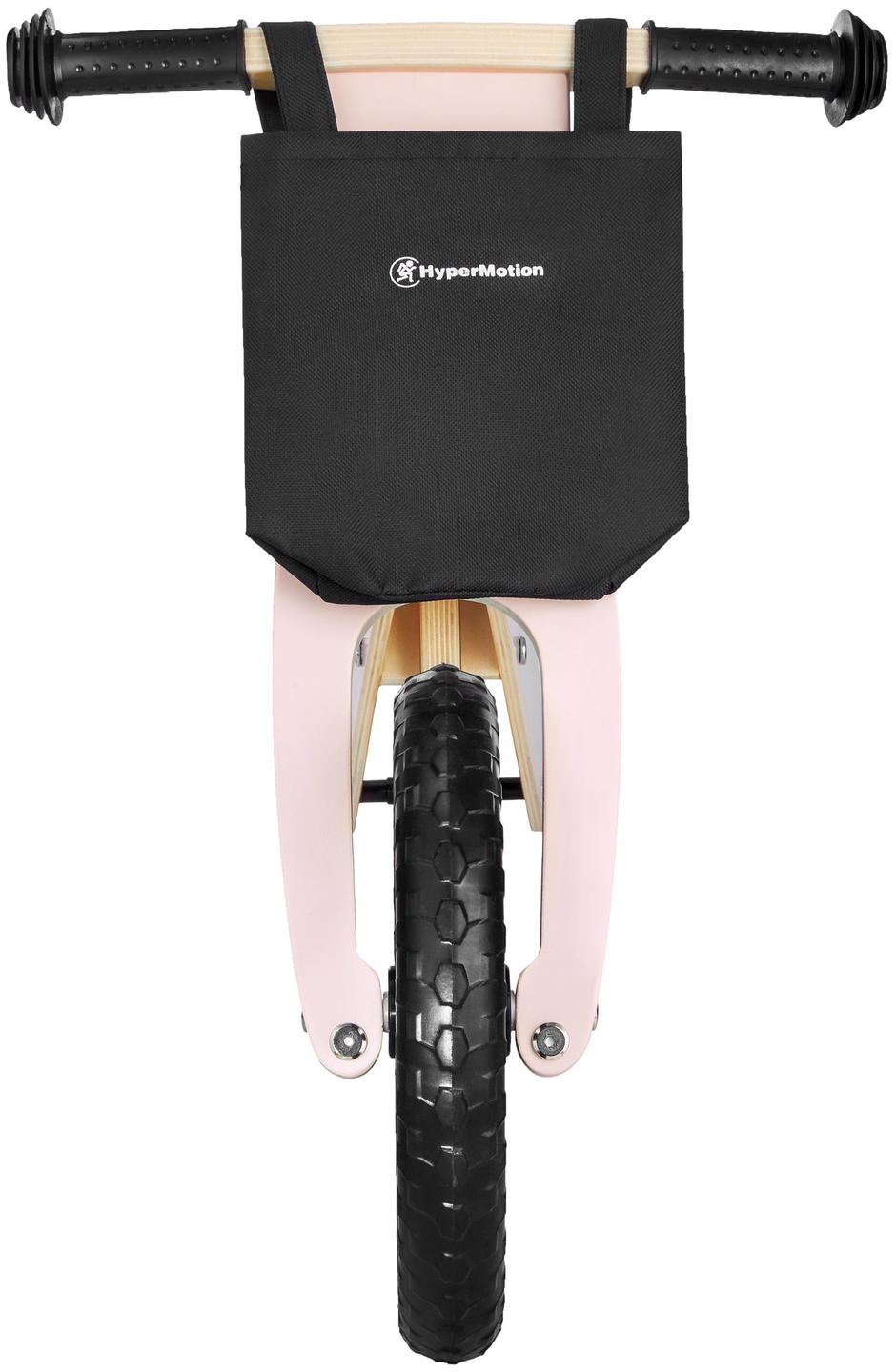 Bicicleta sin pedales de madera HyperMotion LEXI - ruedas de espuma, súper ligera - rosa