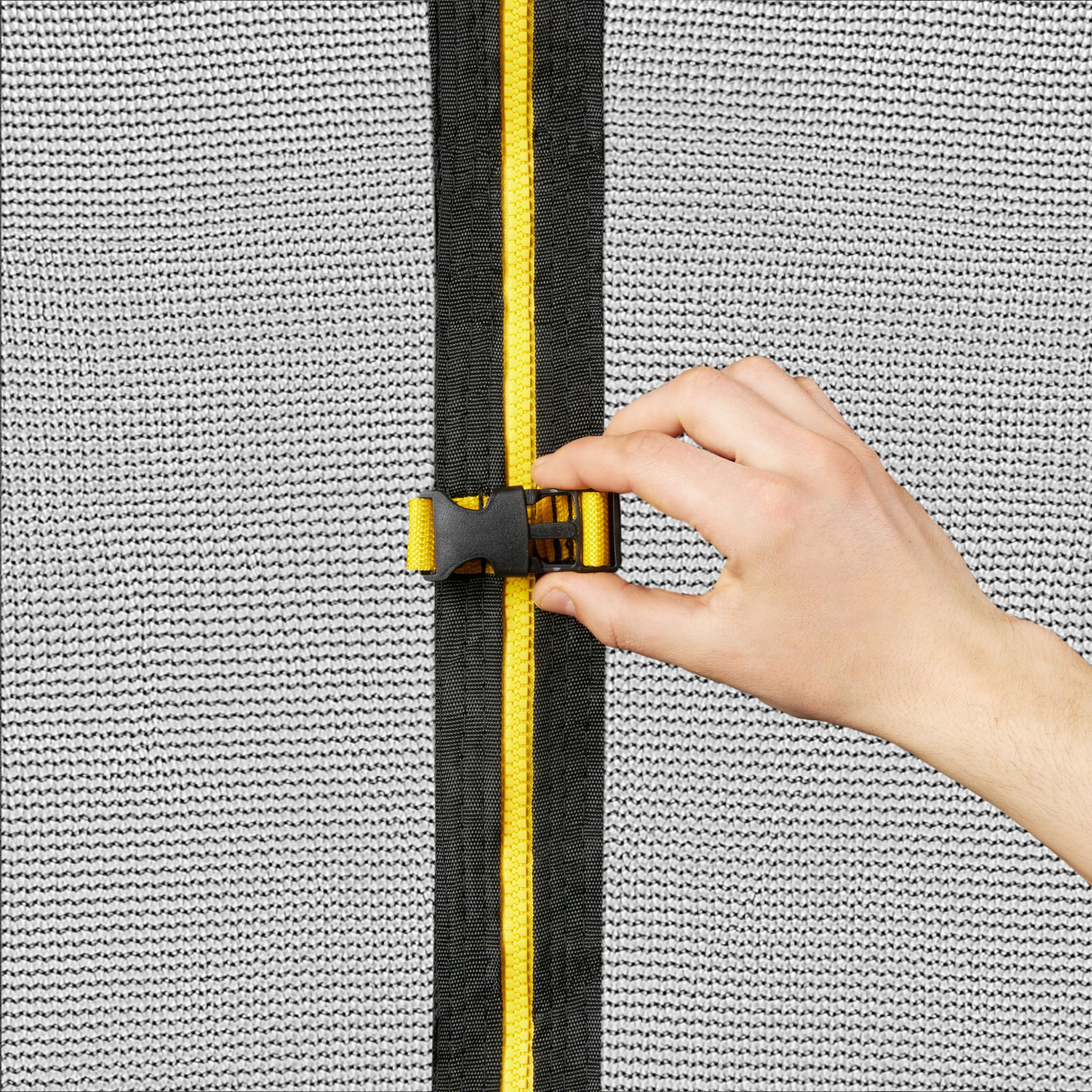 Cama elástica de jardín XXXL para niños HyperMotion - 430 cm 14FT - con escalera y red interior - para casa y jardín - 150kg max