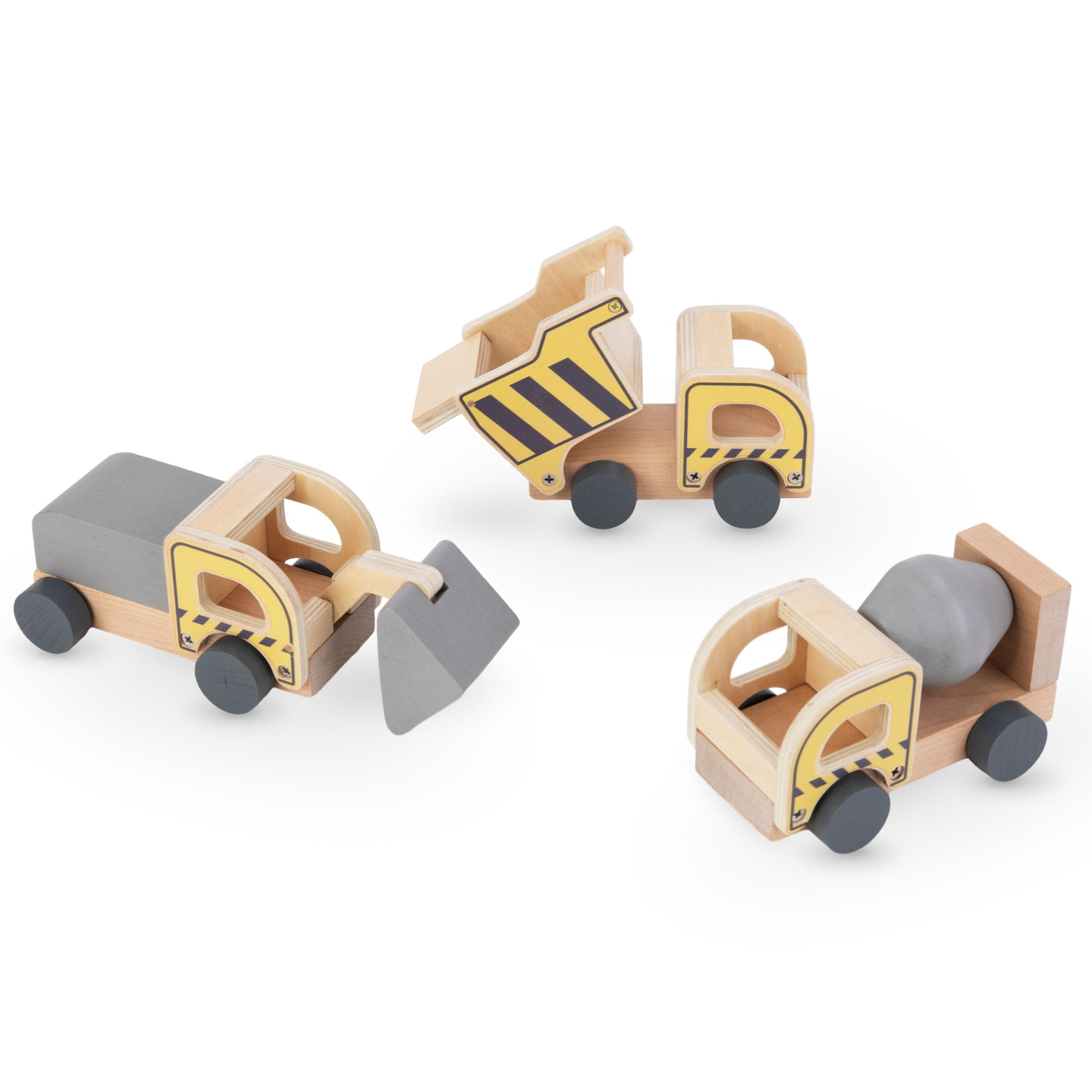 Sitio de construcción de madera con grandes grúas móviles y vehículos, grúa torre