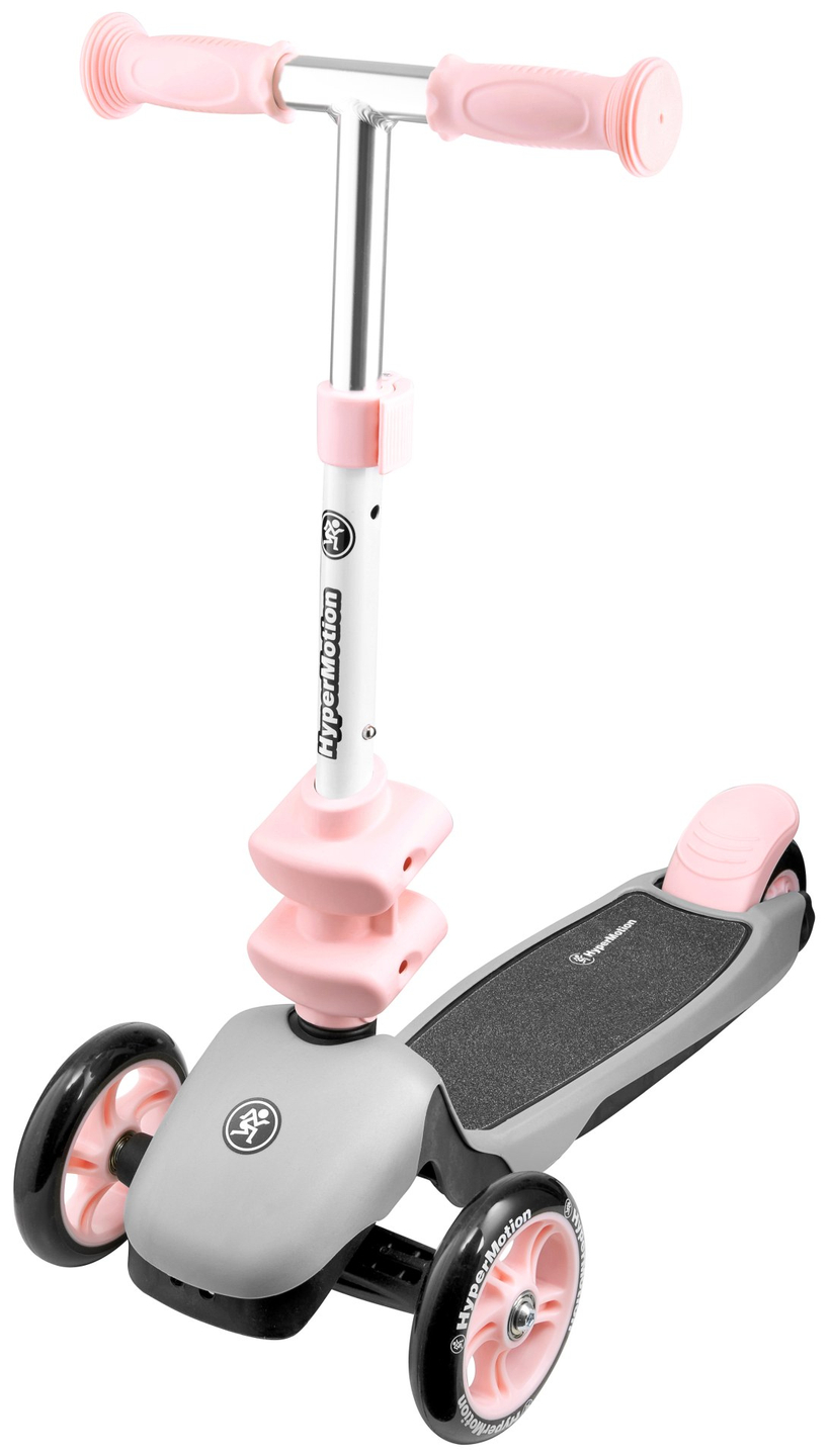 Patinete de equilibrio de tres ruedas 3 en 1 HyperMotion - rosa