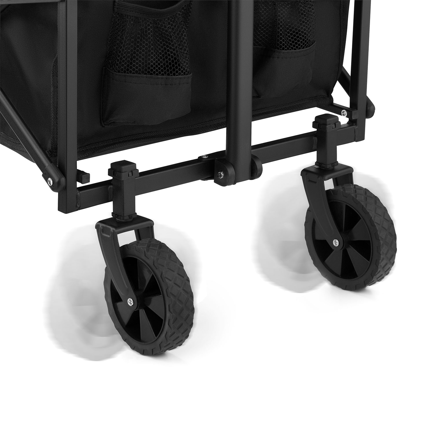 Silla de ruedas de playa plegable HyperMotion - negra, 80 kg