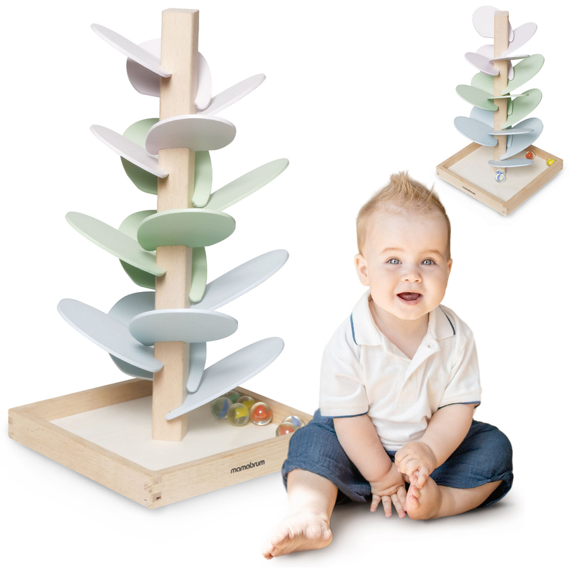 Culódromo de madera - árbol sonoro con bolas