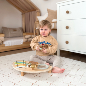 Centro musical de madera para niños