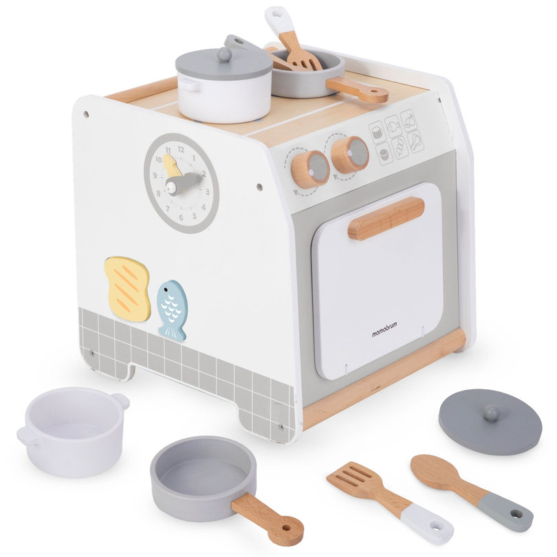 Cocina de madera - cubo educativo