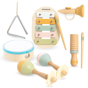 Set de instrumentos musicales para niños - 9 artículos