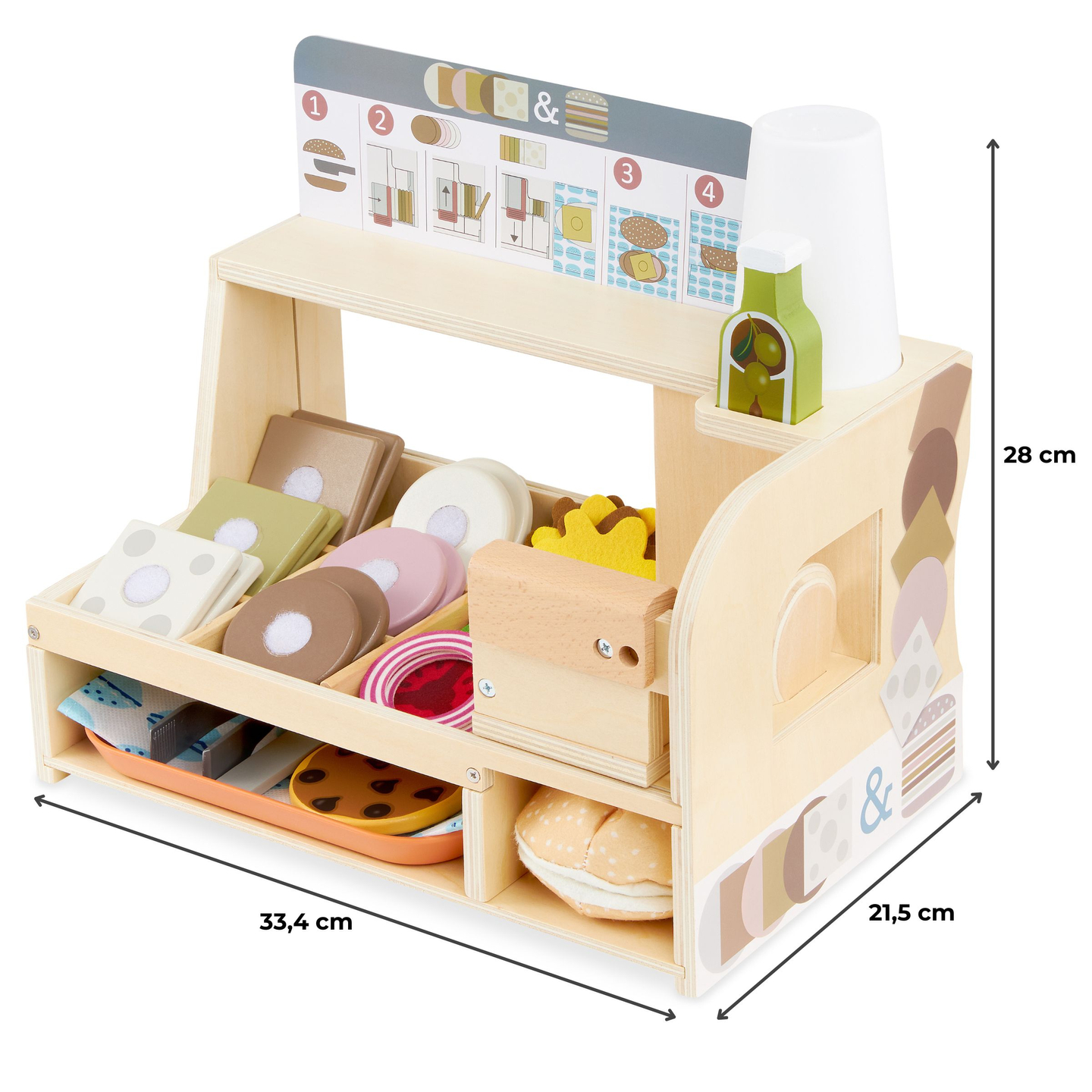 Sandwichería de madera - restaurante