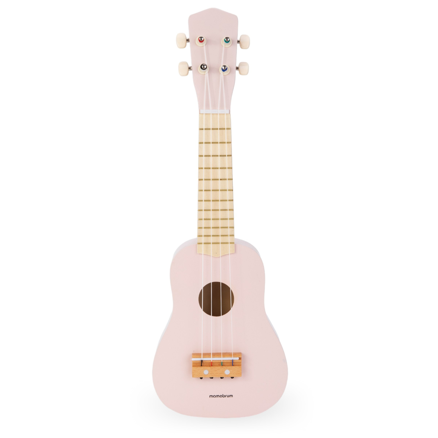 Guitarra de madera para niños - ukelele - rosa