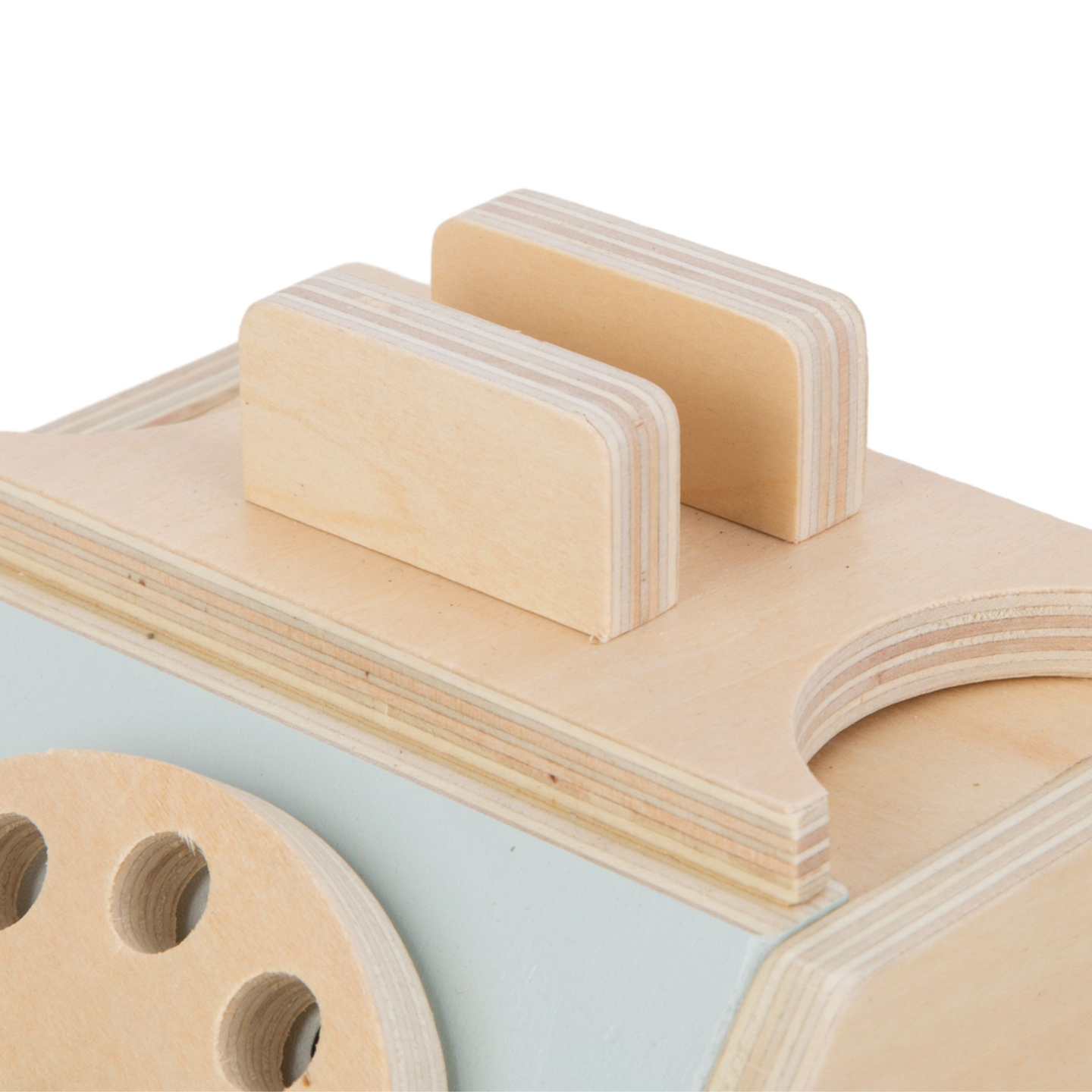 Teléfono retro de madera - perfecto