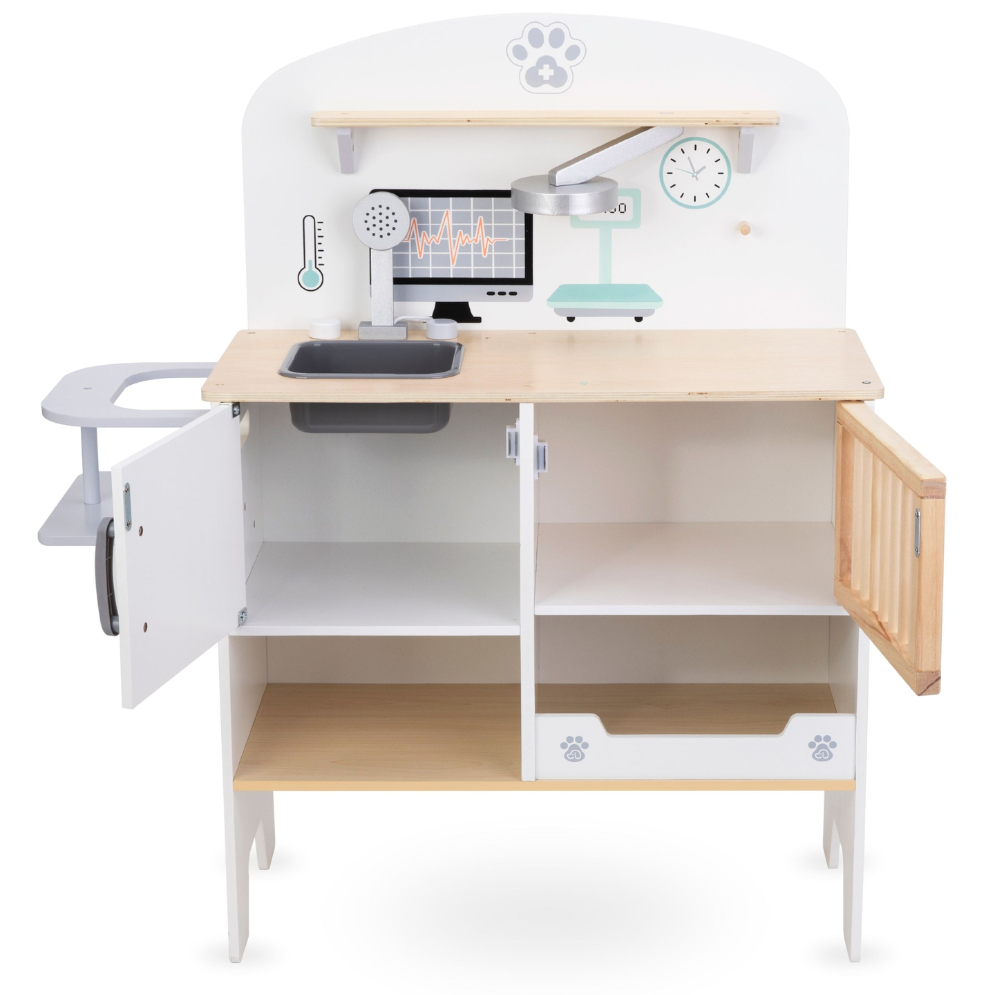 Hospital de animales - set de madera