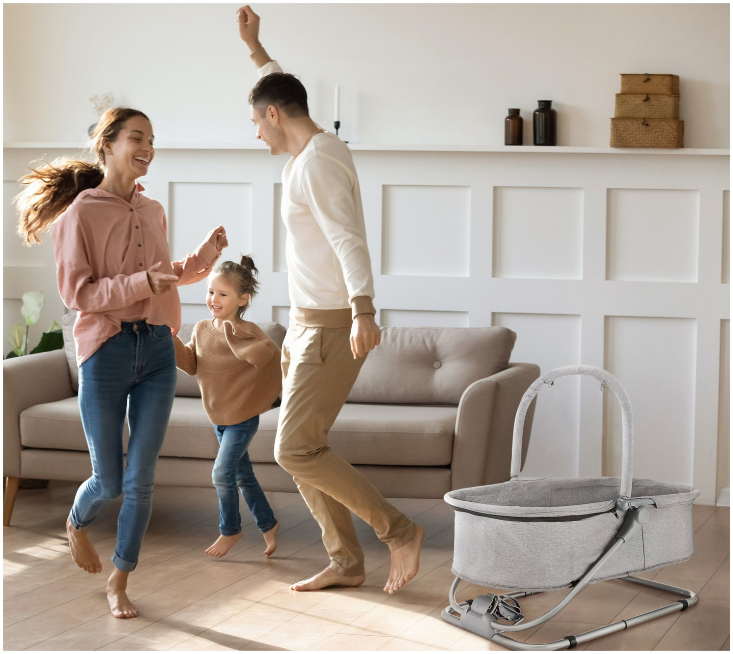 Hamaca + Mecedora + Cama 3en1 - Moby-System MILA