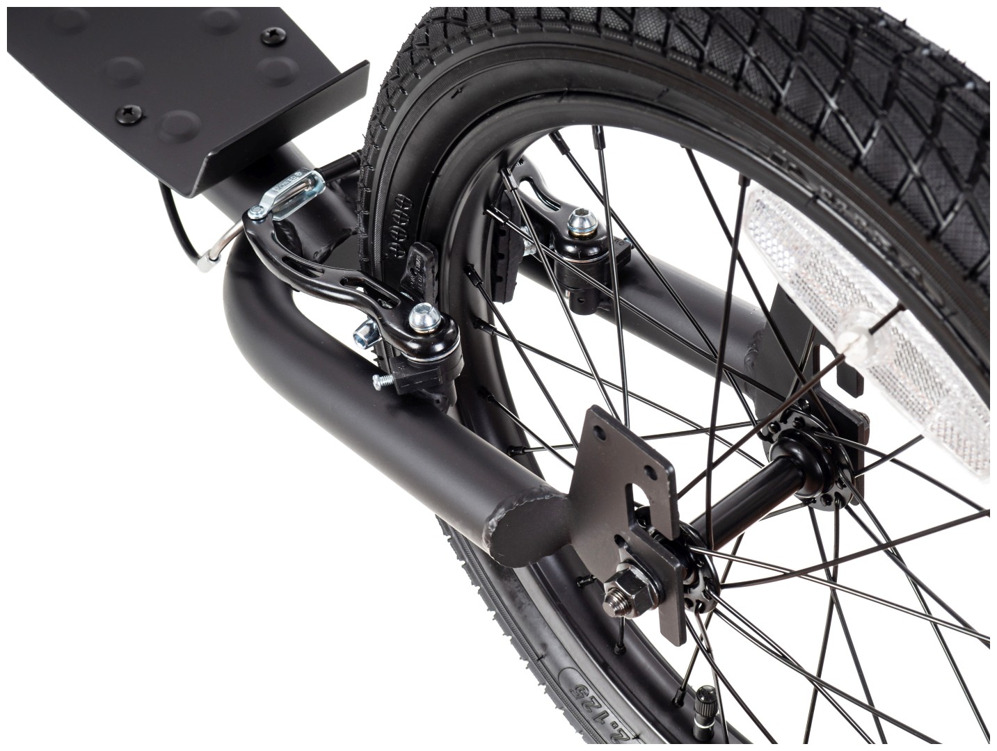 Patinete urbano HyperMotion RIVA con ruedas hinchables de 50 cm y 40 cm