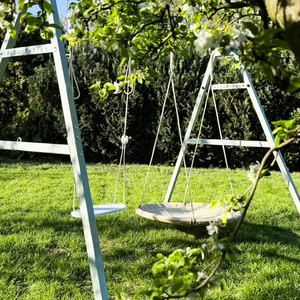 Estructura de acero para columpio o hamaca de jardín