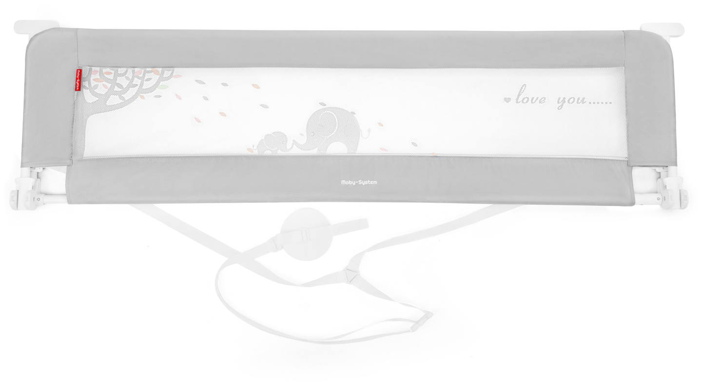 Barandilla protectora para cama - Barandilla para cama - gris