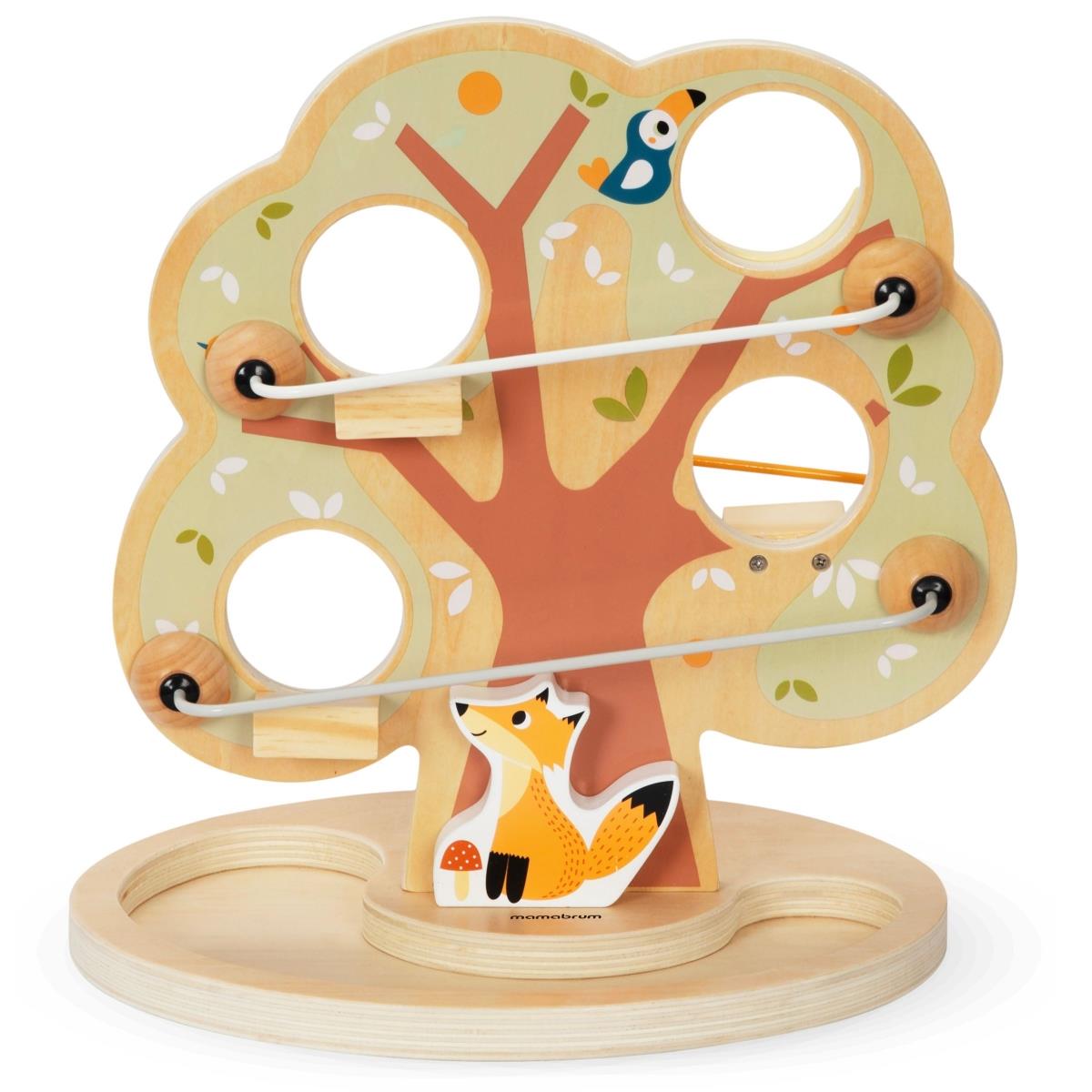 Tobogán de bolas de madera - Árbol verde