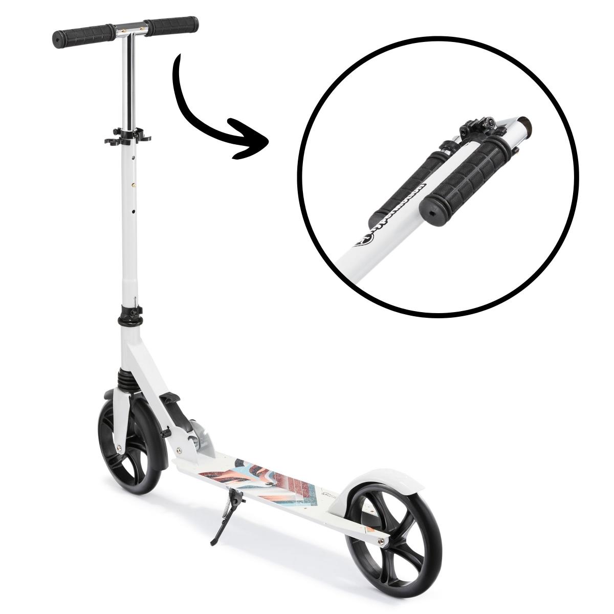 Scooter de dos ruedas para jóvenes adultos - con amortiguador - Hypermotion CITY SWIFT Winter Fox - 100kg