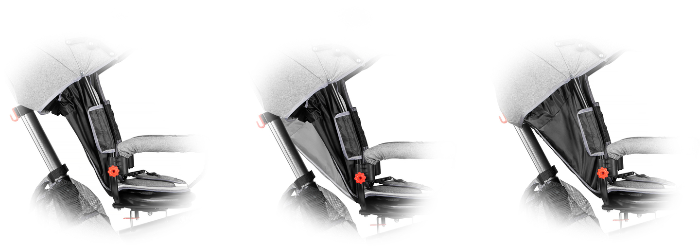 Tobi Velar triciclo + funda impermeable - gris