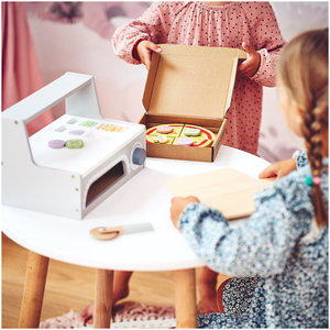 Set para hornear pizzas de madera.