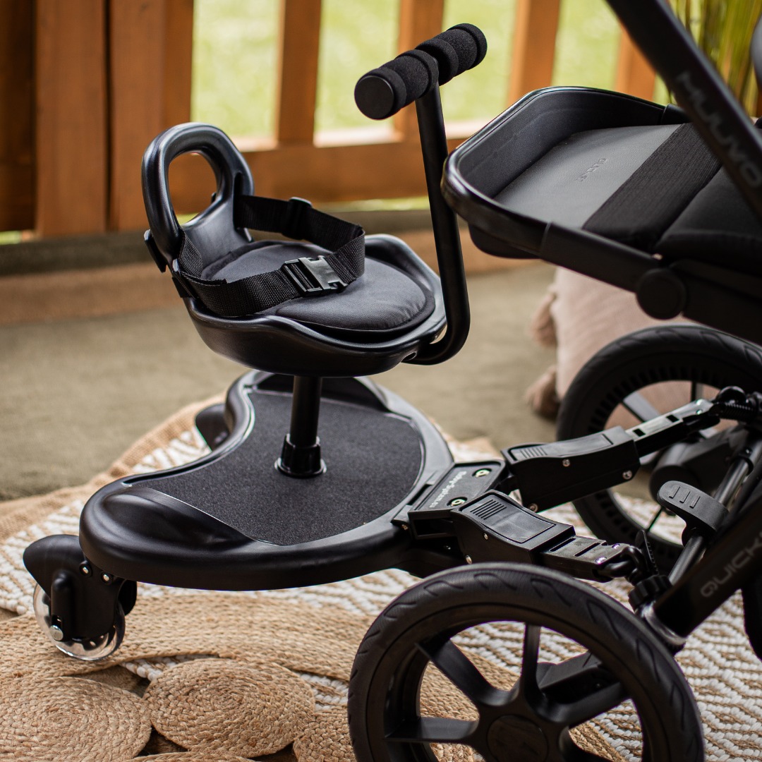 MR BUGGY Extensión de Cochecito con Asiento - Ruedas LED